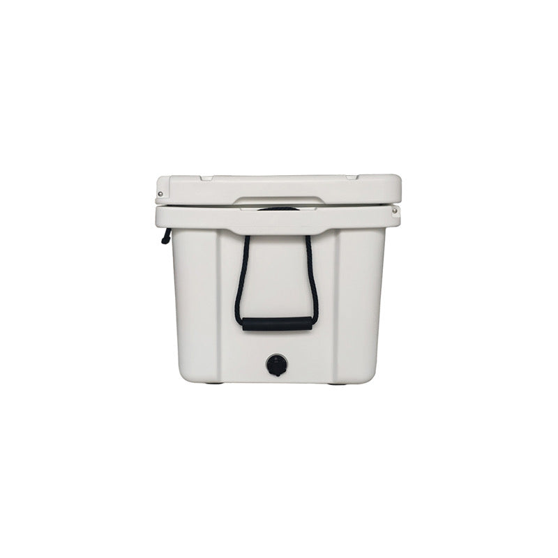 Ahic Premium Cooler - front view with drain plug and handle