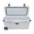 Ahic wheeled cooler box open - front view