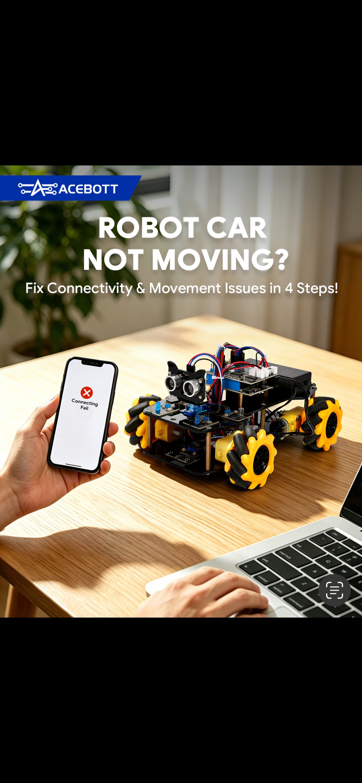 ACEBOTT QD001 – Additional robot car feature image